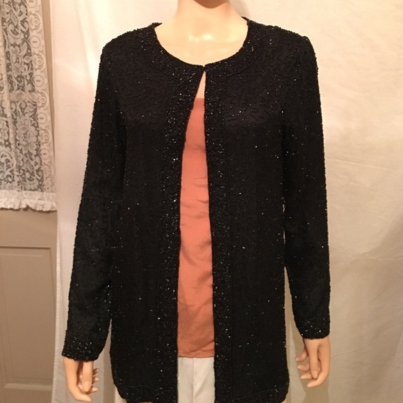 Sténay Jackets & Blazers - Vintage Sténay Silk Beaded Jacket